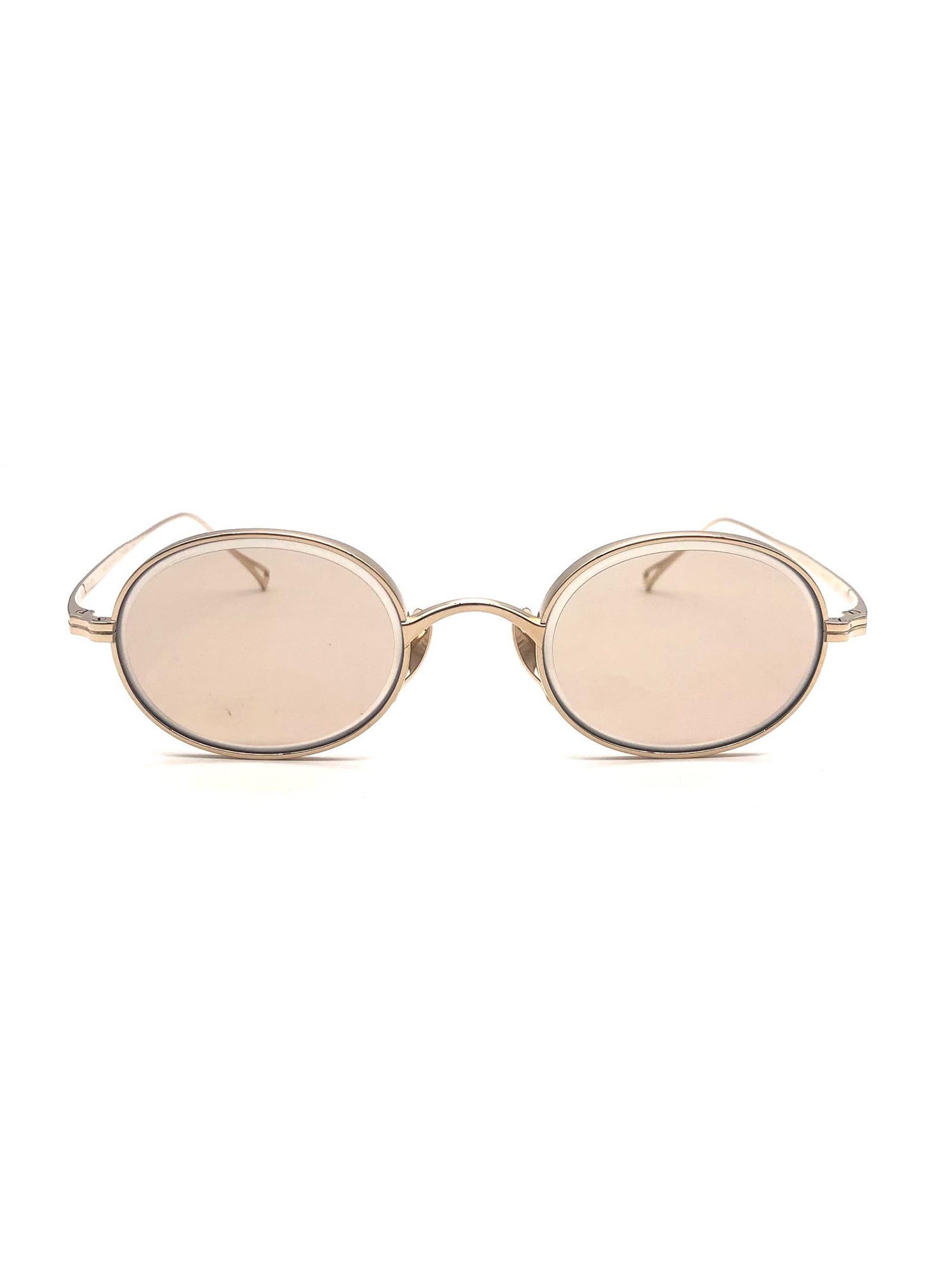 Oval Titanium Optical Frames with Minimalist Design