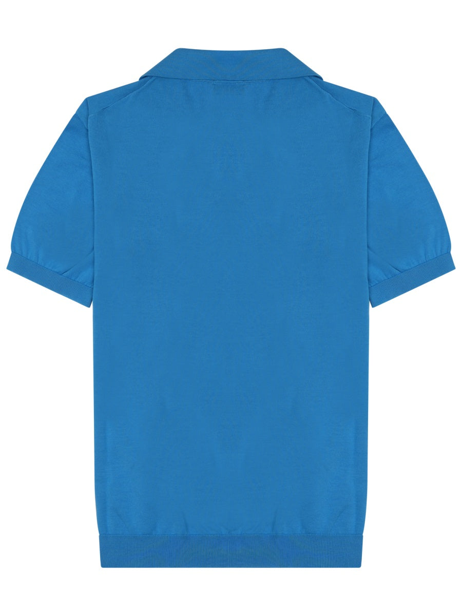 Short-Sleeved Polo Shirt With Classic Collar