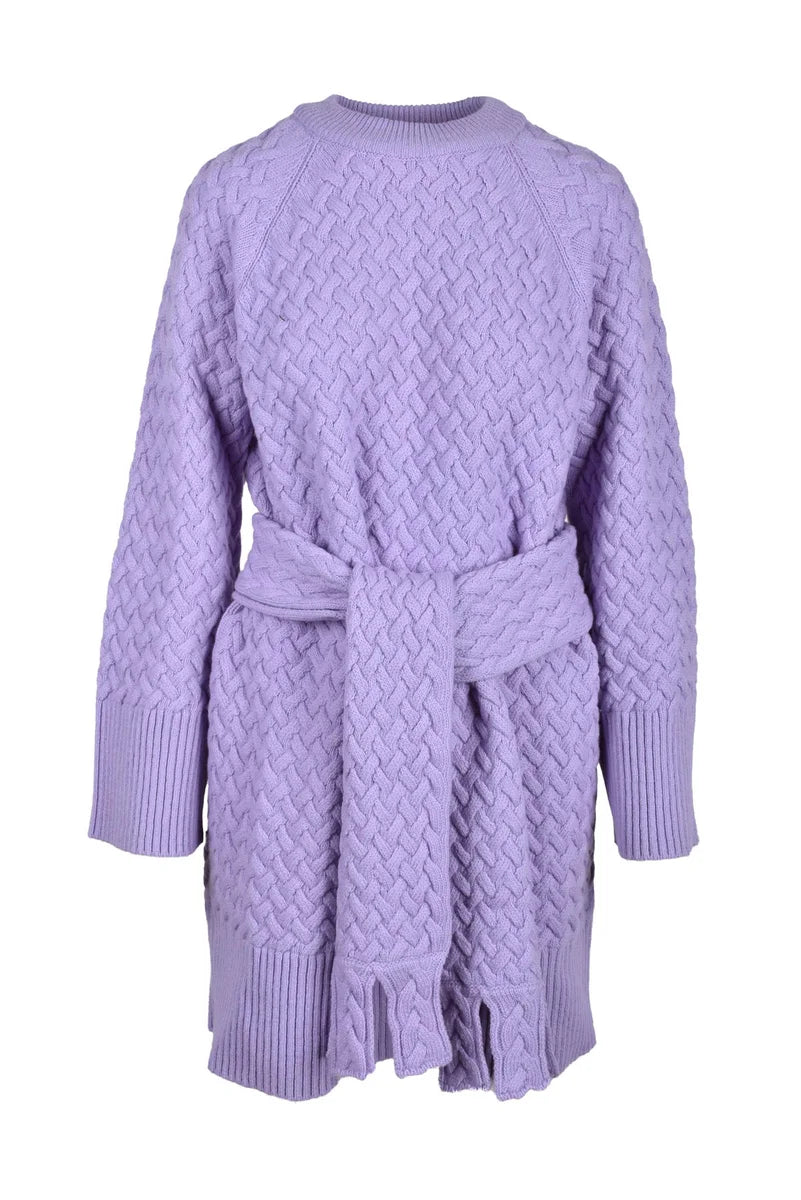 Wool Polyamide Dress - Purple