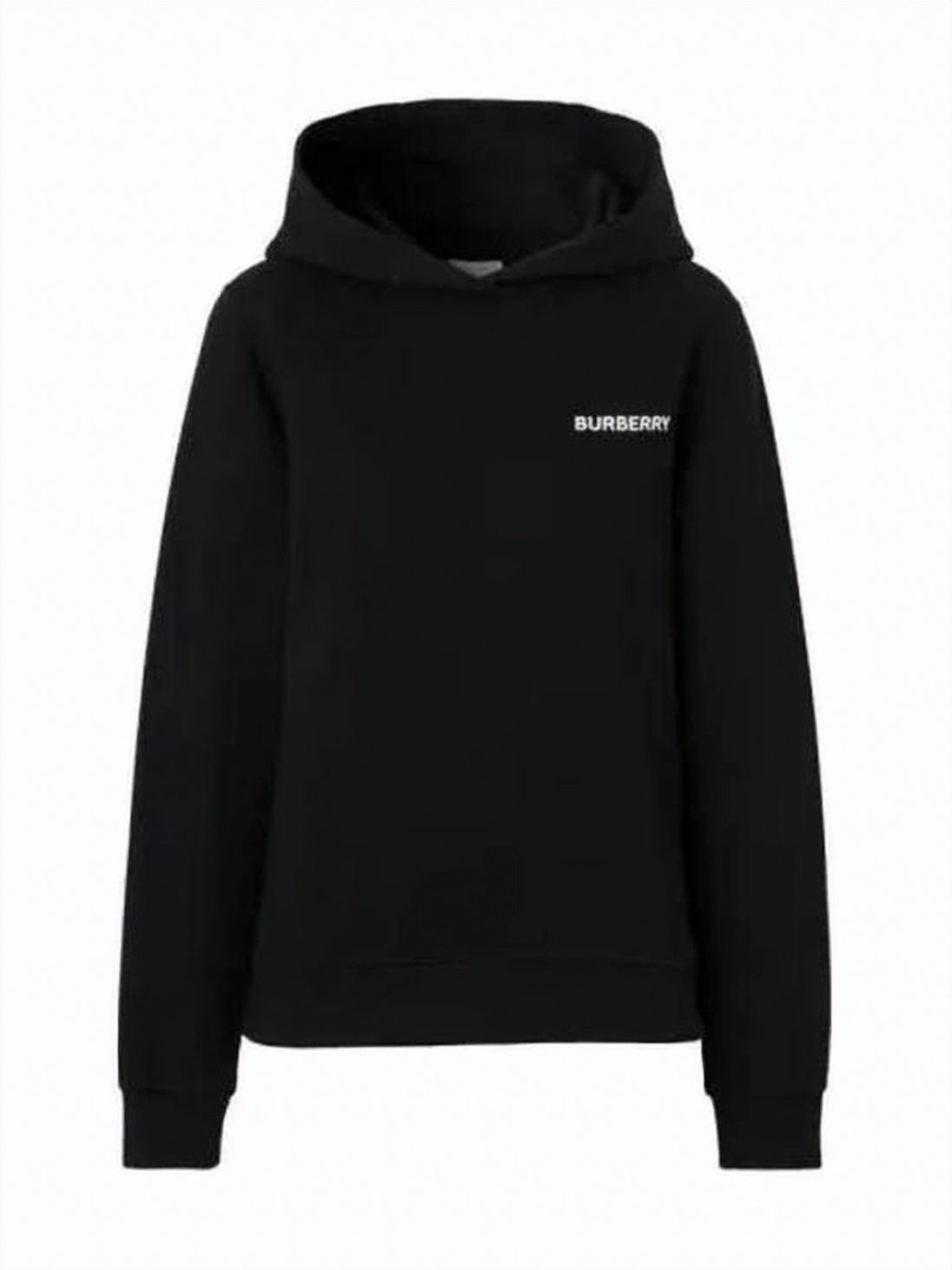 Minimalist Black Hoodie With Signature Logo