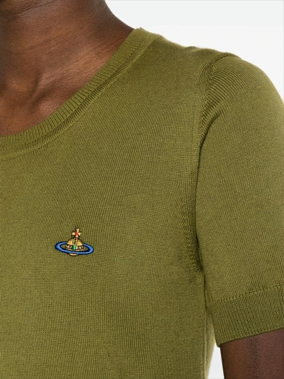 Fitted Knit Top with Ribbed Detailing