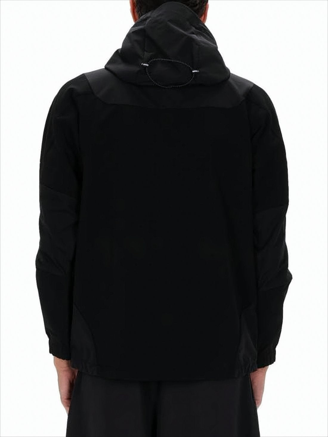Minimalist Black Jacket with Hood