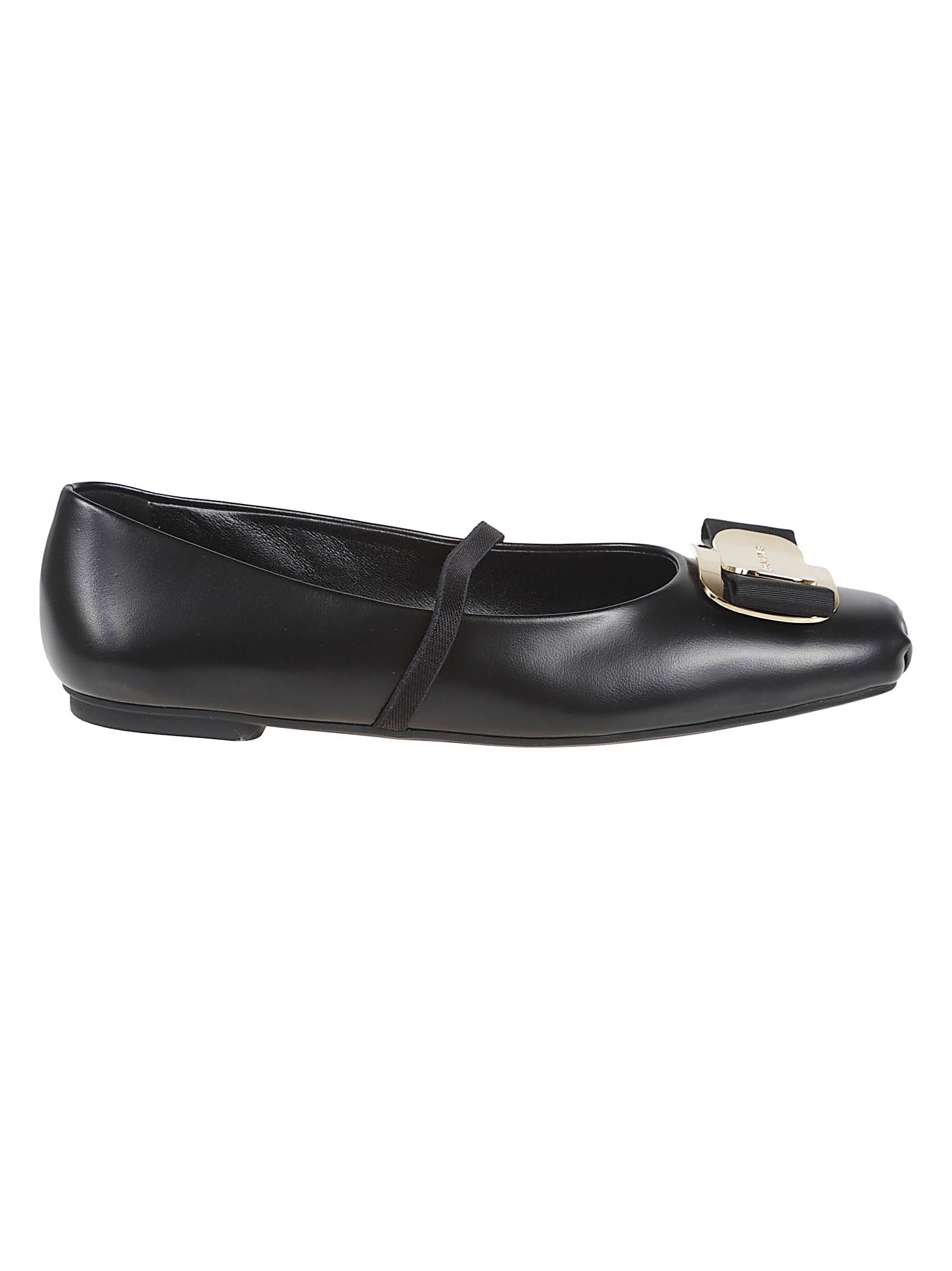 Pointed Toe Flats with Gros-Grain Elastic