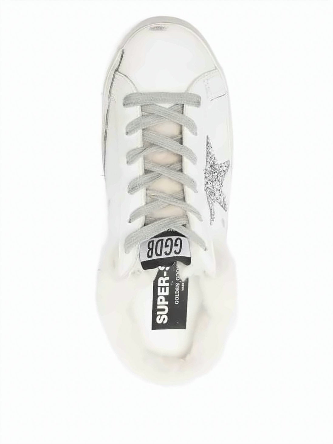 Low-Profile Sneakers with Glitter Star Accents