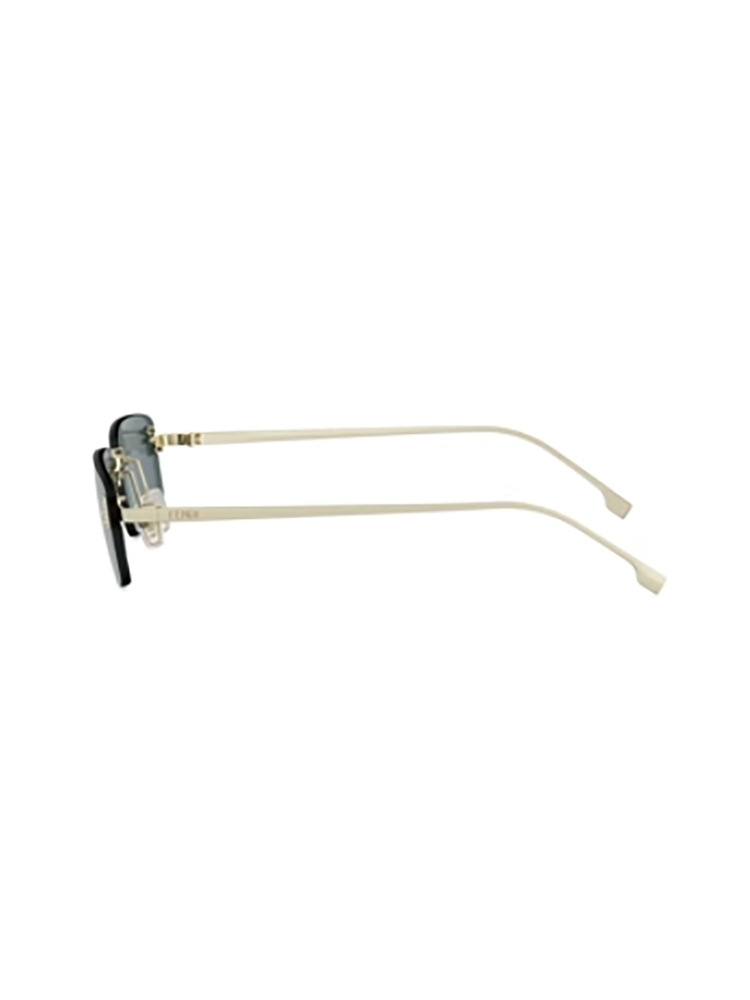 Gold Metallic Finish Sunglasses
