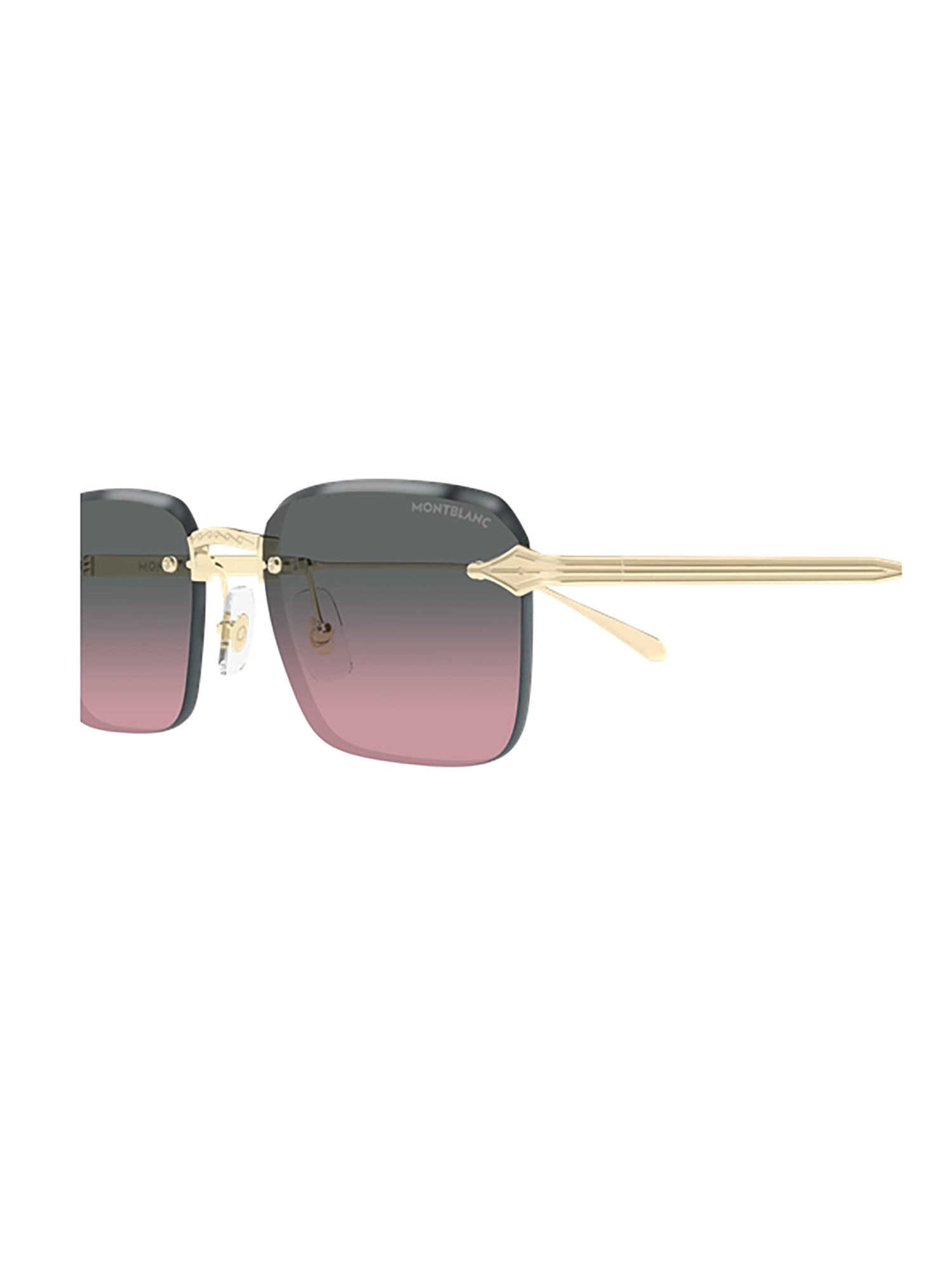Rimless Metallic Sunglasses