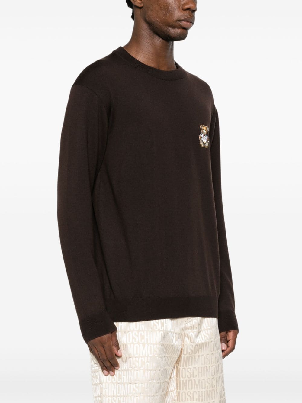 Coffee Brown Virgin Wool Sweater
