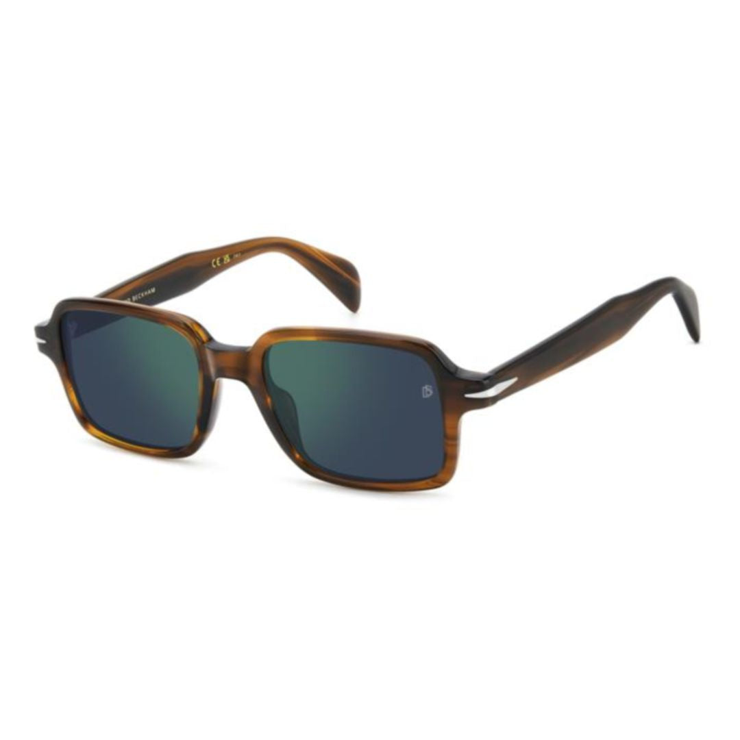 Db 1179/S Rectangular Tortoiseshell Sunglasses