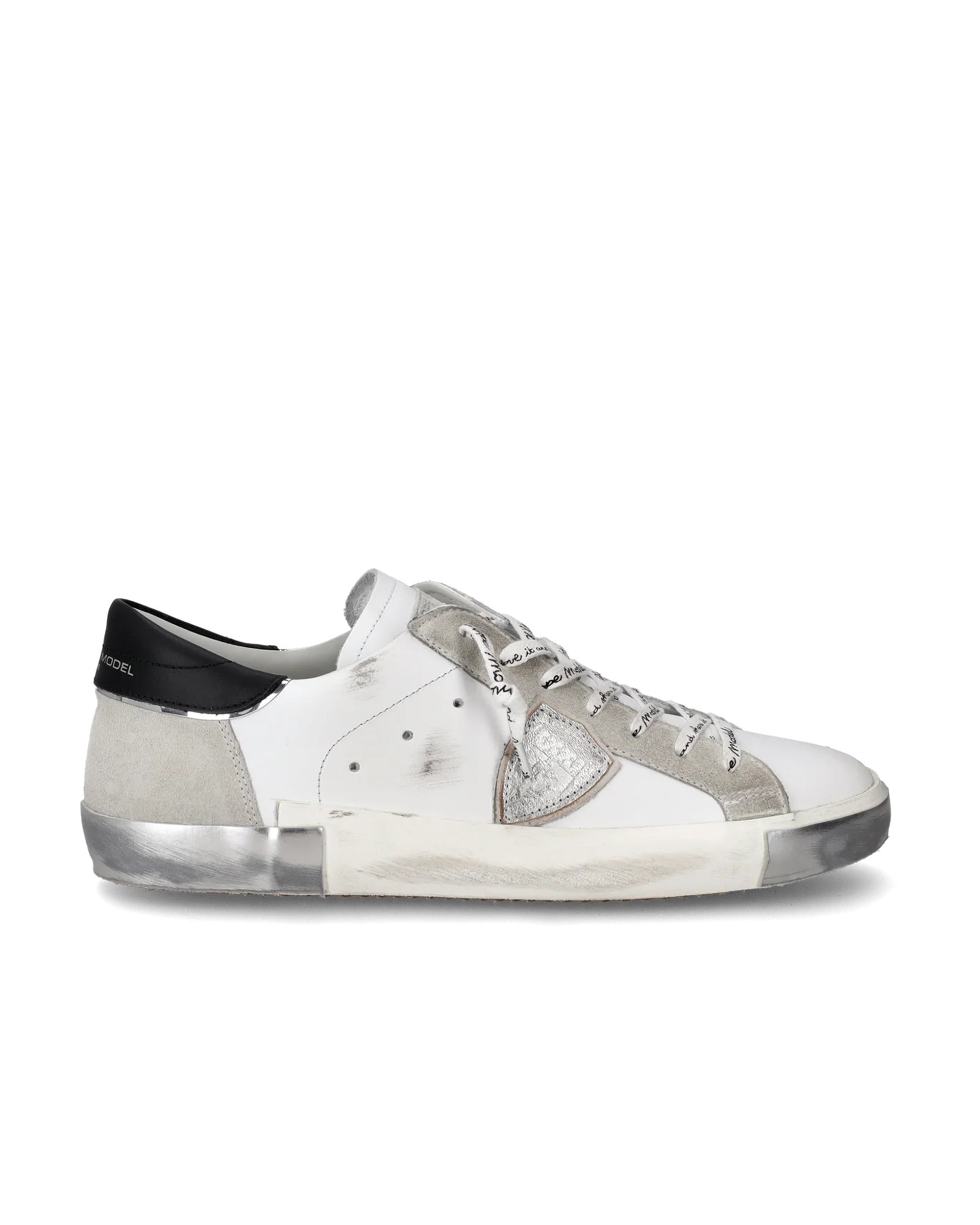 Sneakers Prsx Low Man Blanc/Argent