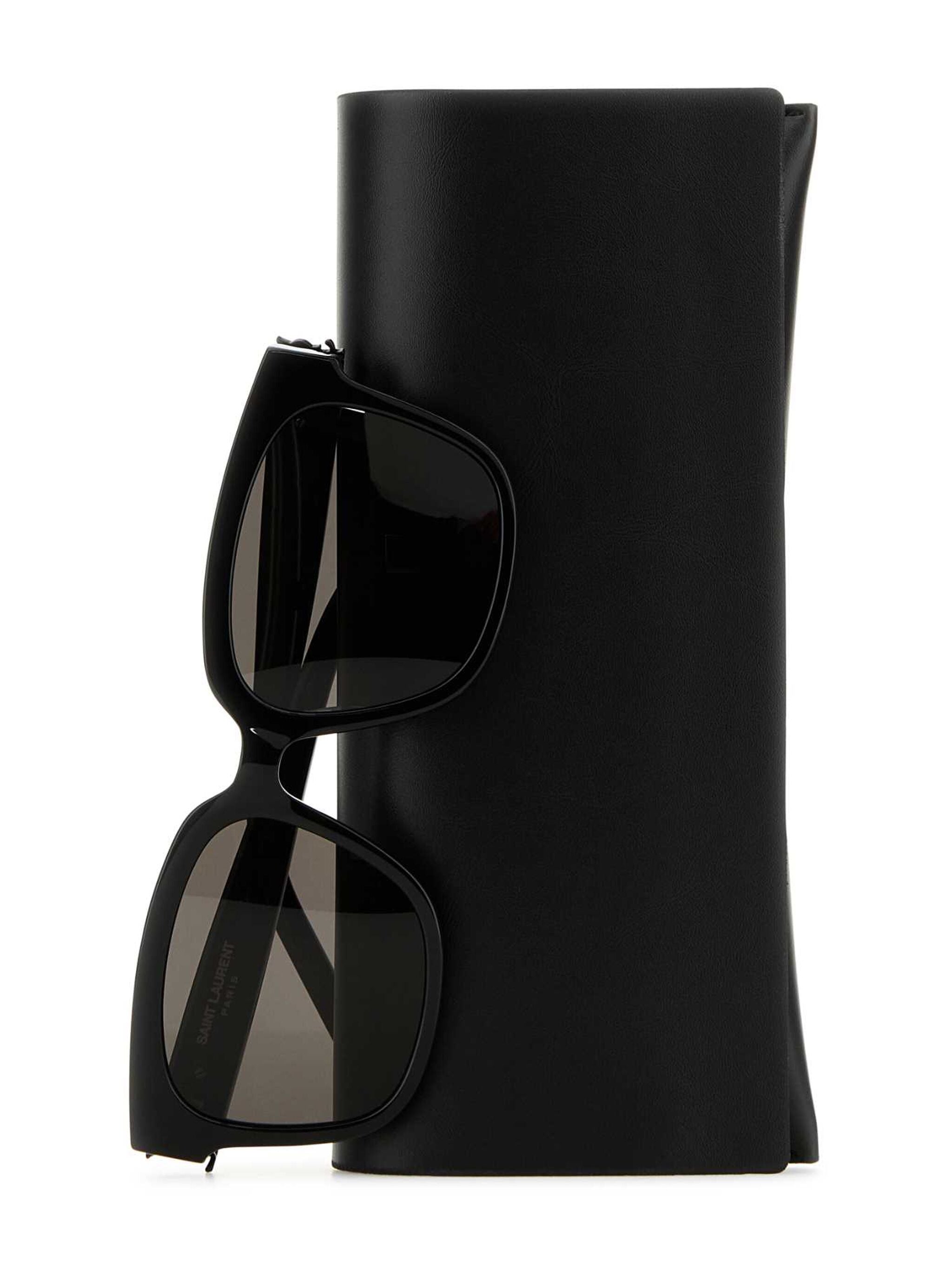 Black Ysl Mono Slm40 Sunglasses