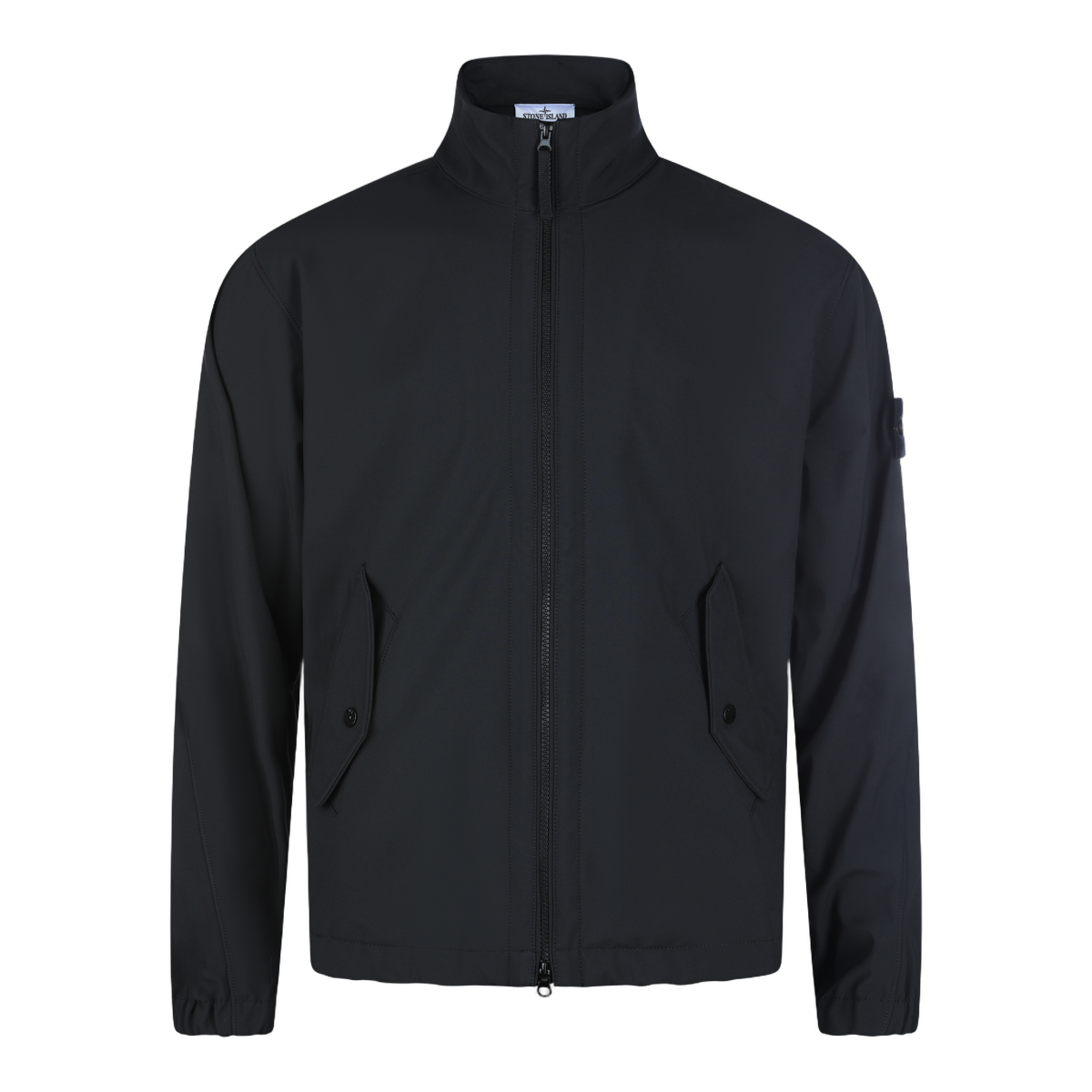 Black Jacket with High Collar