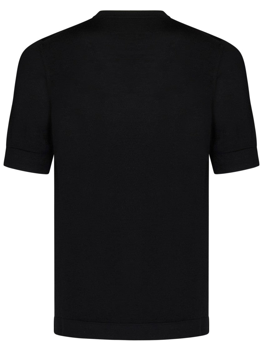 T-shirt Klasyczny Czarny z Kolekcji Franzese
