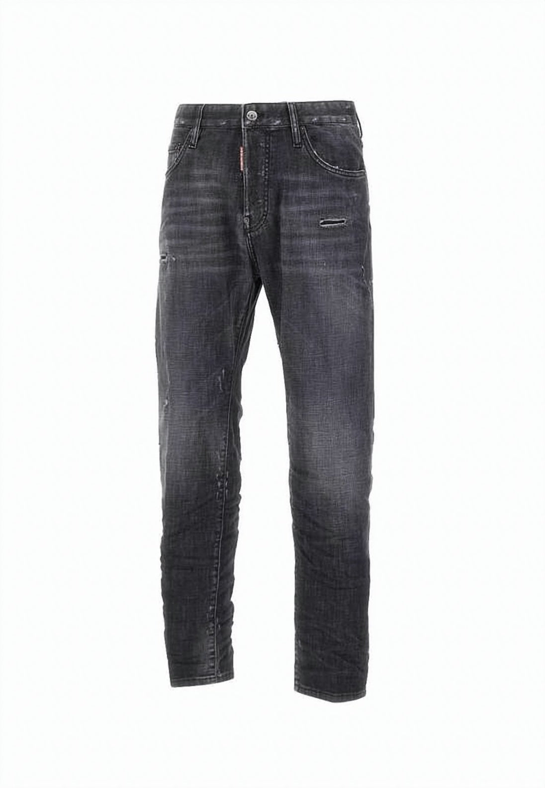 Slim Fit Distressed Denim Pants