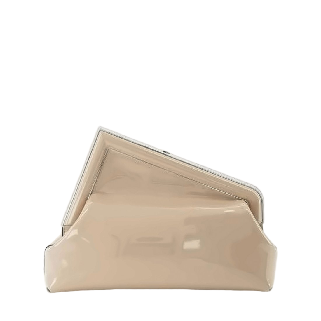 Structured Calf Leather Shoulder Bag