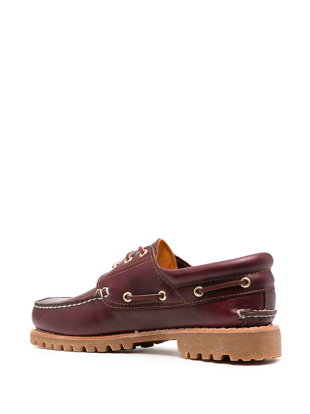 Moccasin-Inspired Purple Flat Shoes