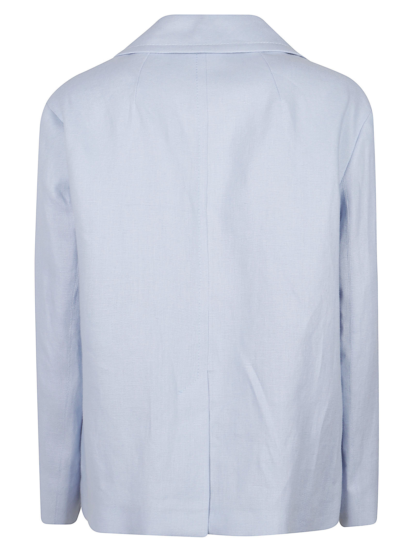 Light Blue Double-Breasted Blazer