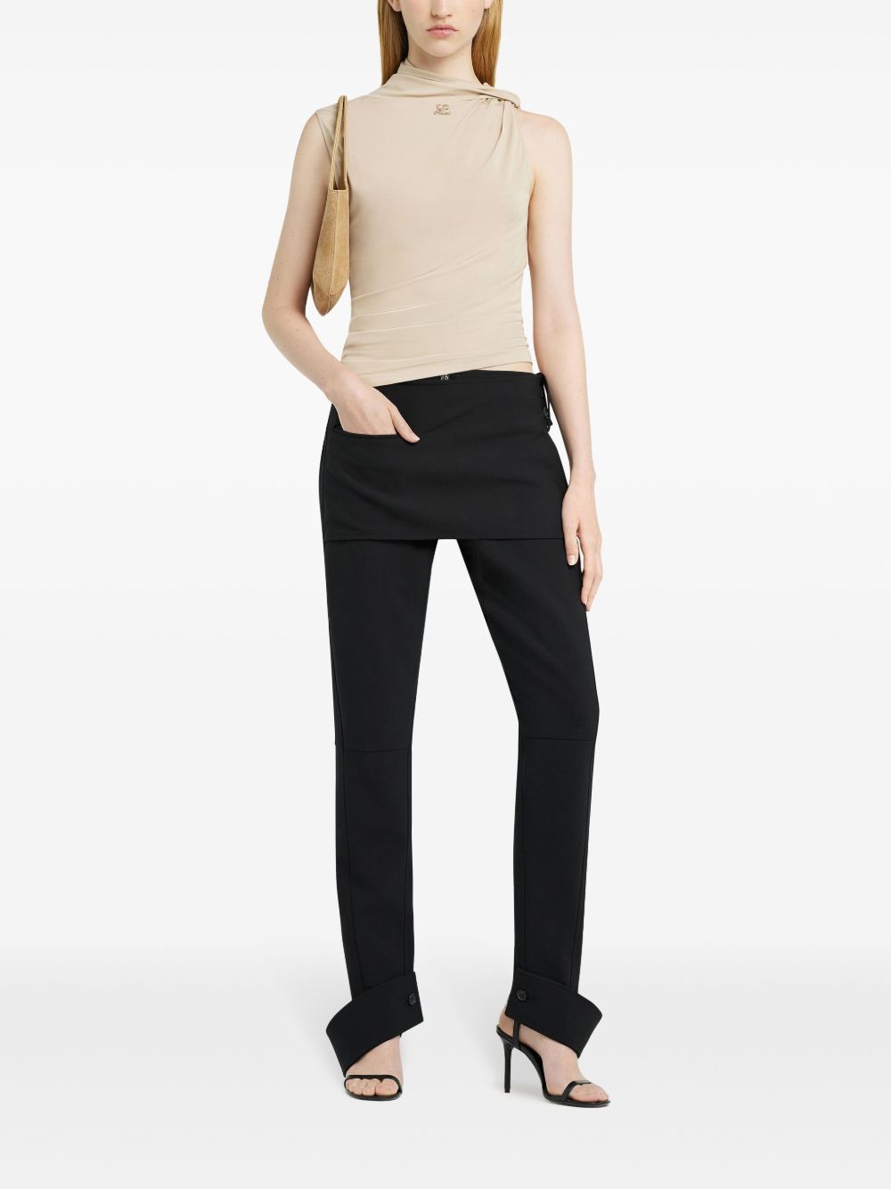 Asymmetric Sleeveless Top