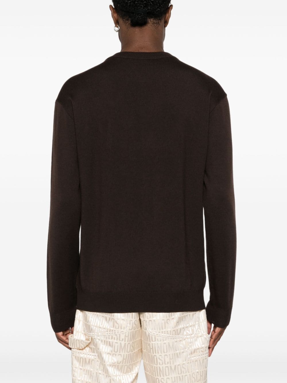 Coffee Brown Virgin Wool Sweater