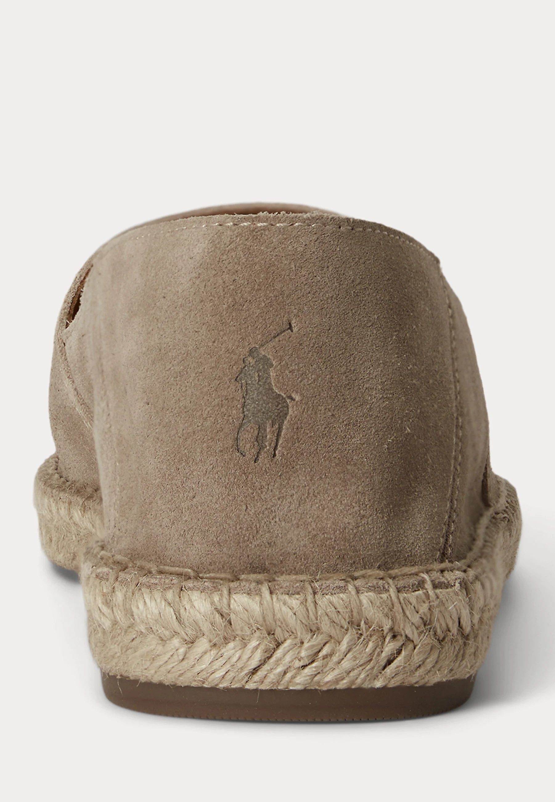 Slip-On Suede Espadrilles with Braided Jute Sole