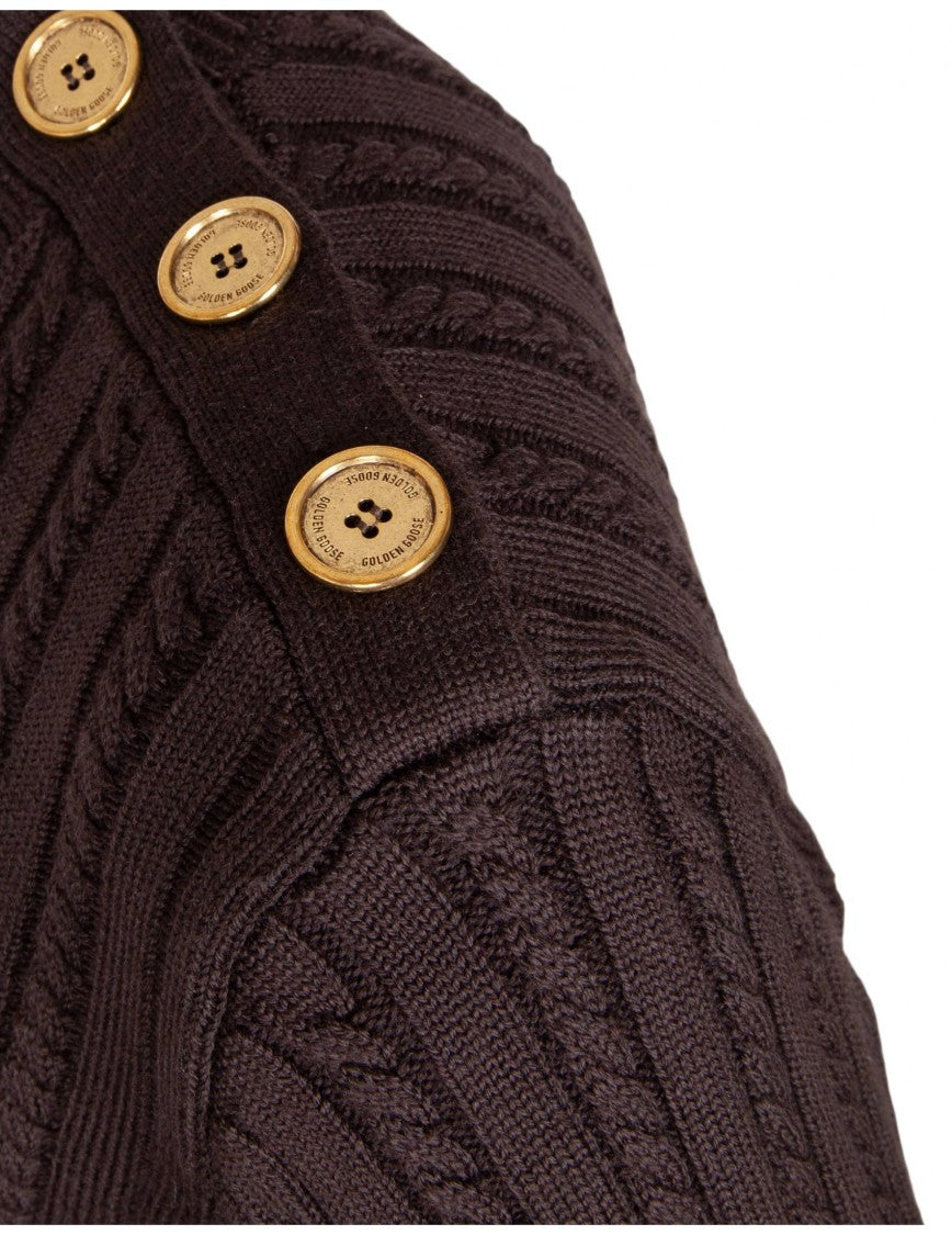 Wool Blend Crew-Neck Sweater