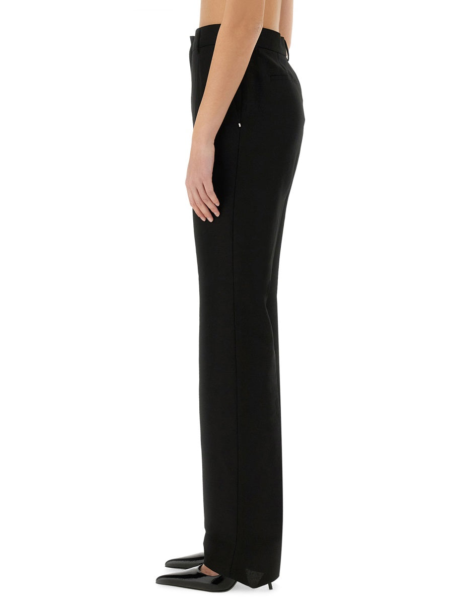 Straight-Fit Tailored Pants With Minimalist Design