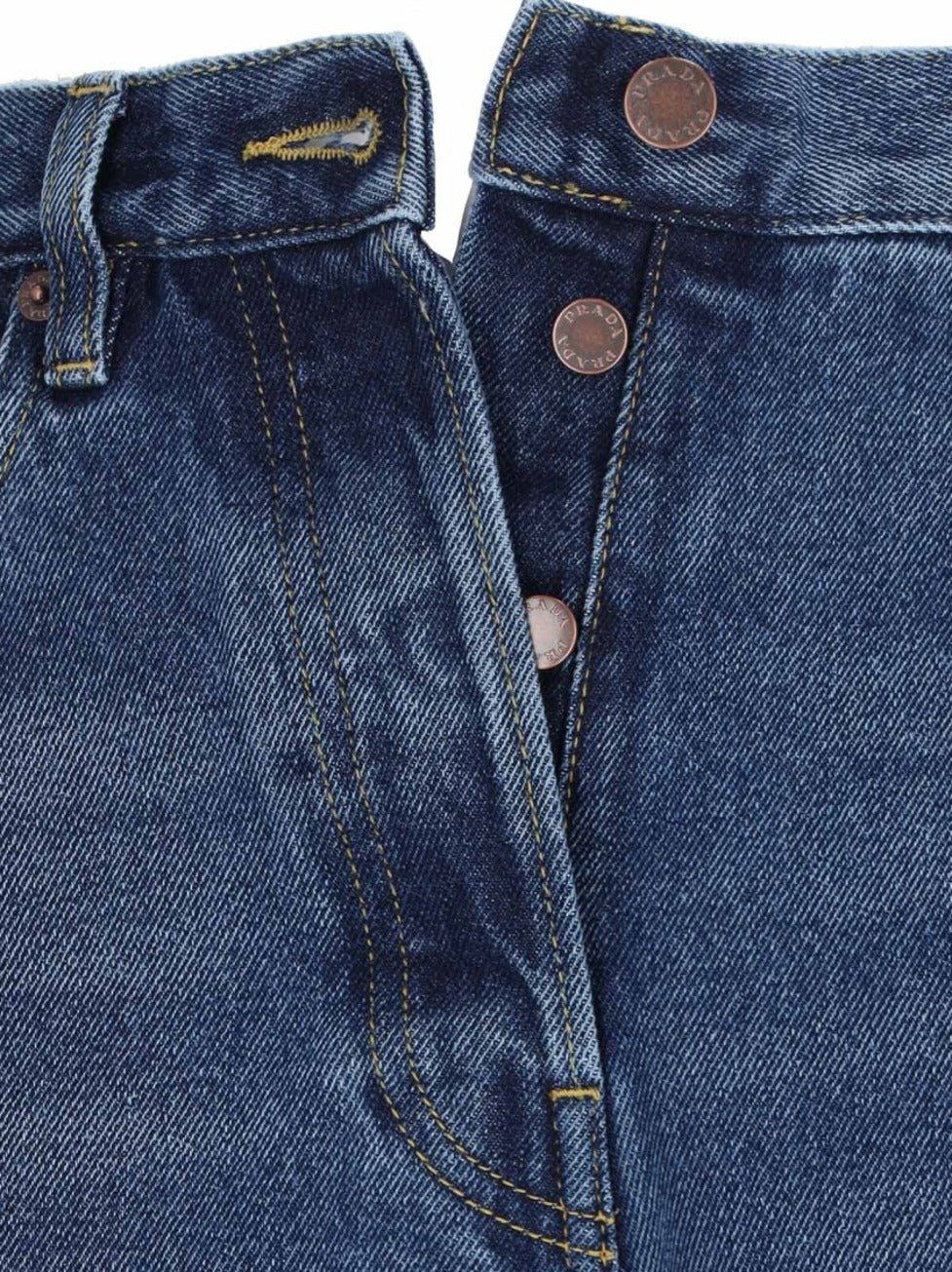 Wide-Leg Jeans – Light Blue