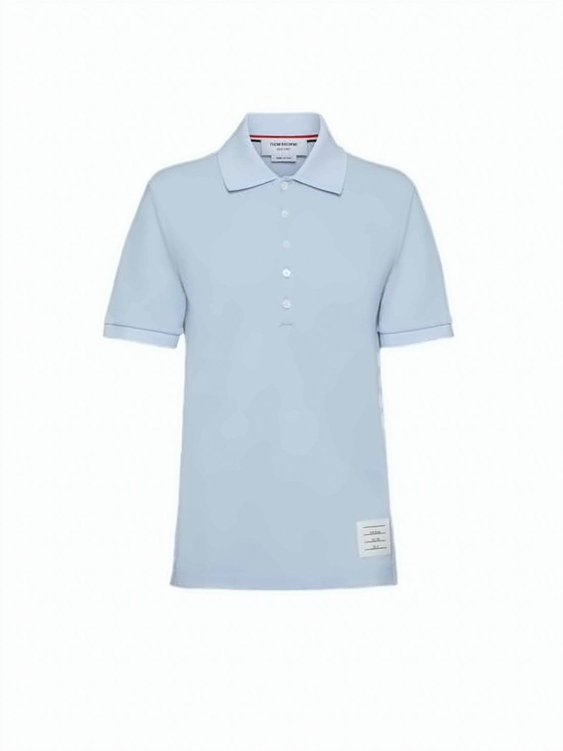 Classic Blue Polo Shirt With Minimalist Design