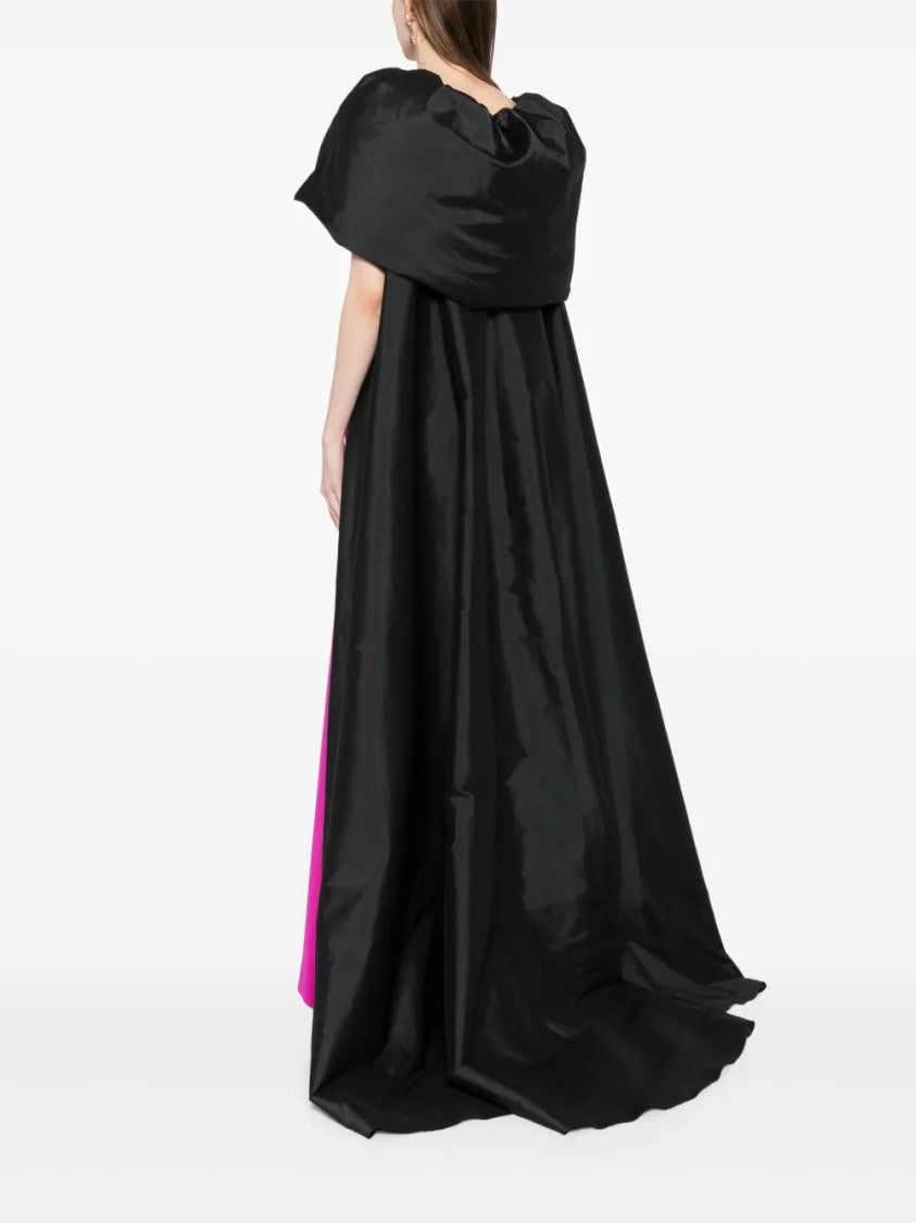 Cape-Detail Wide-Leg Jumpsuit