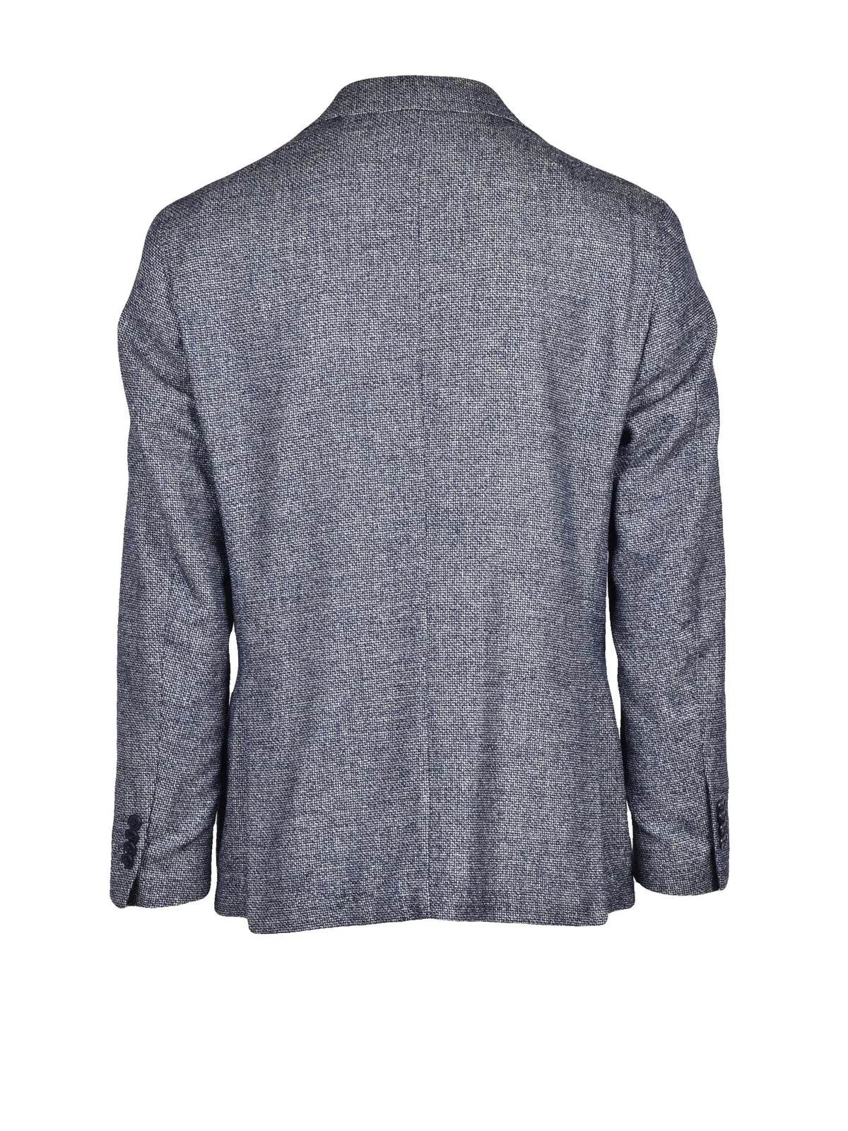 Round Jacket Linen/Cotton/Polyamide - Blue