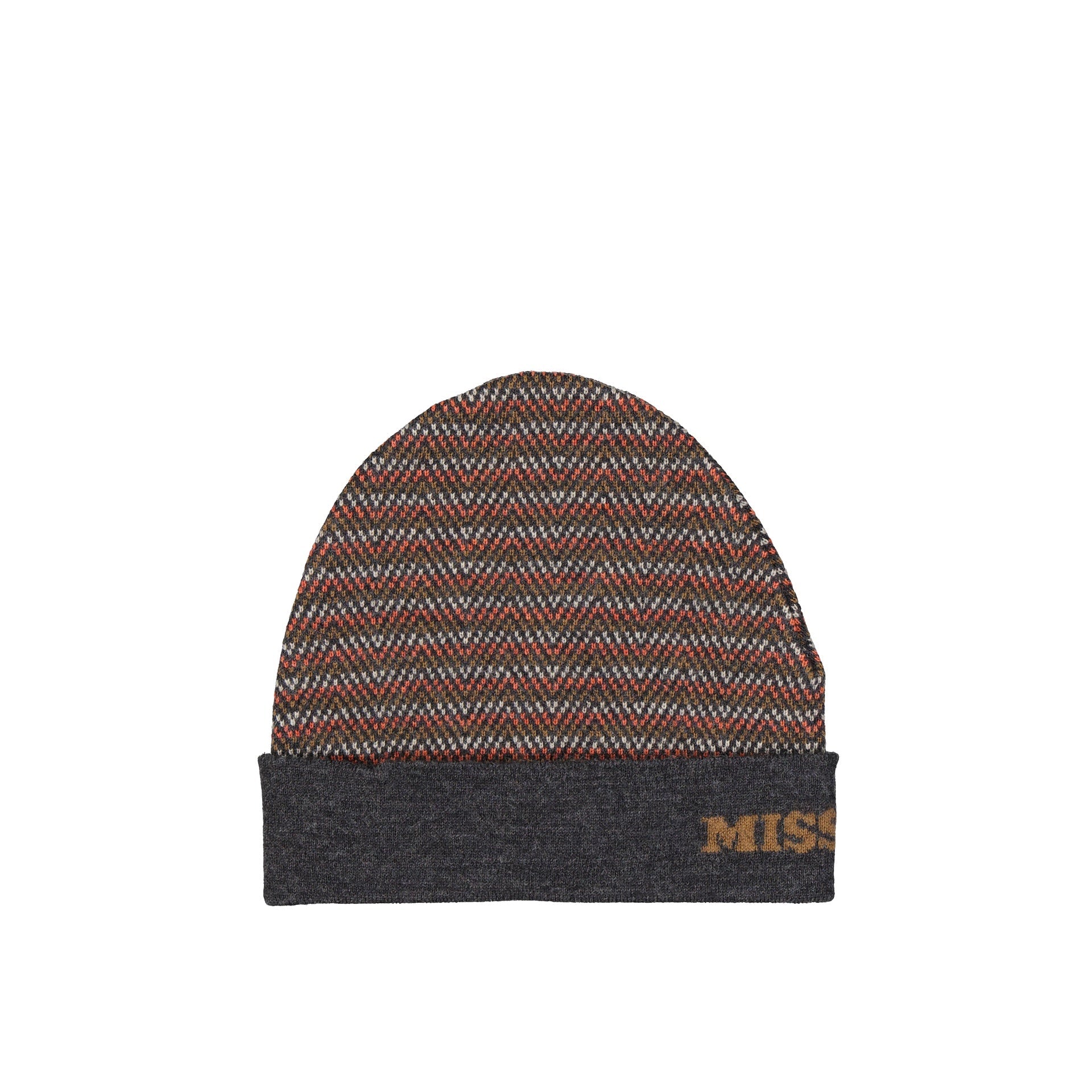 Textured Wool Hat With Ribbed Trim