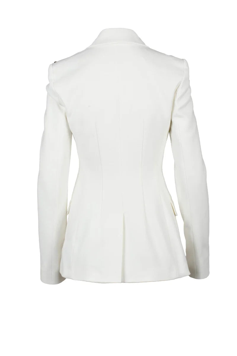Double-Breasted Jacket - White