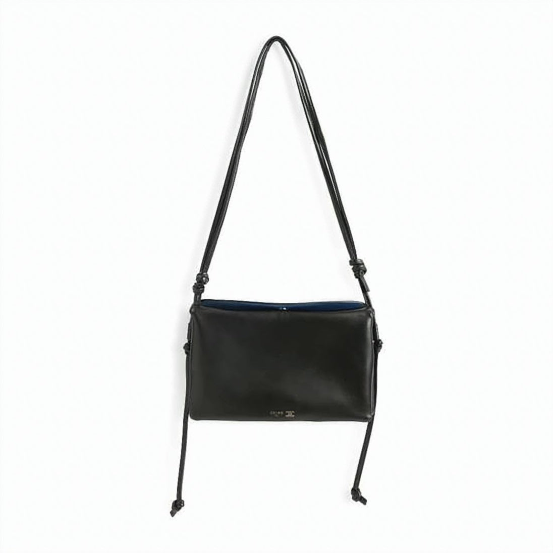 Structured Flap Shoulder Bag in Smooth Lambskin