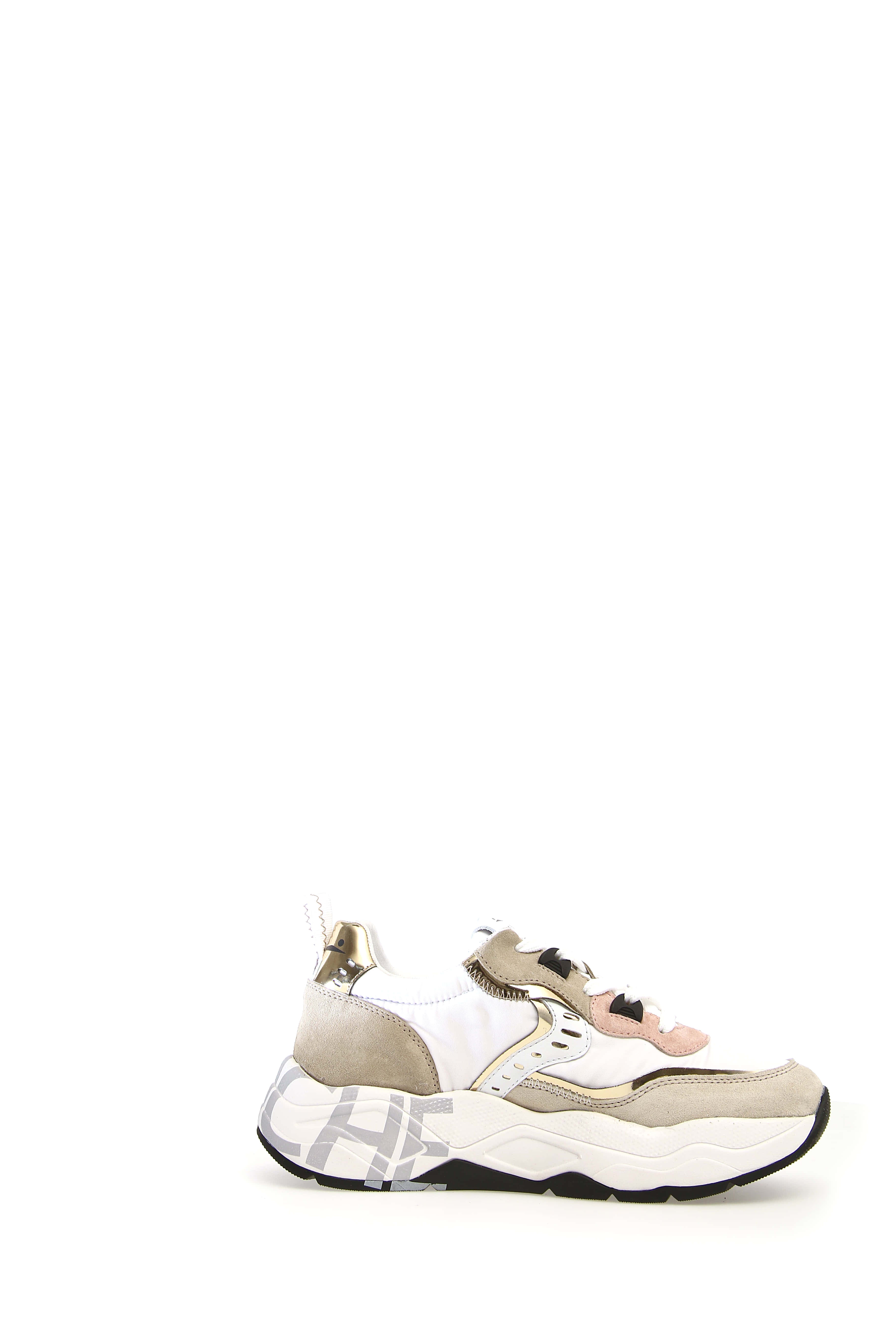 Fabric and Suede Sneakers