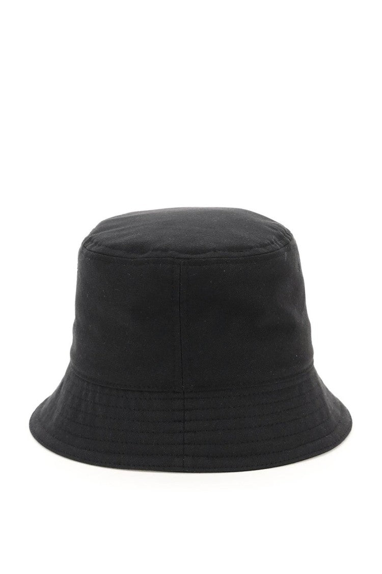 Classic Black Bucket Hat with Embroidered Logo