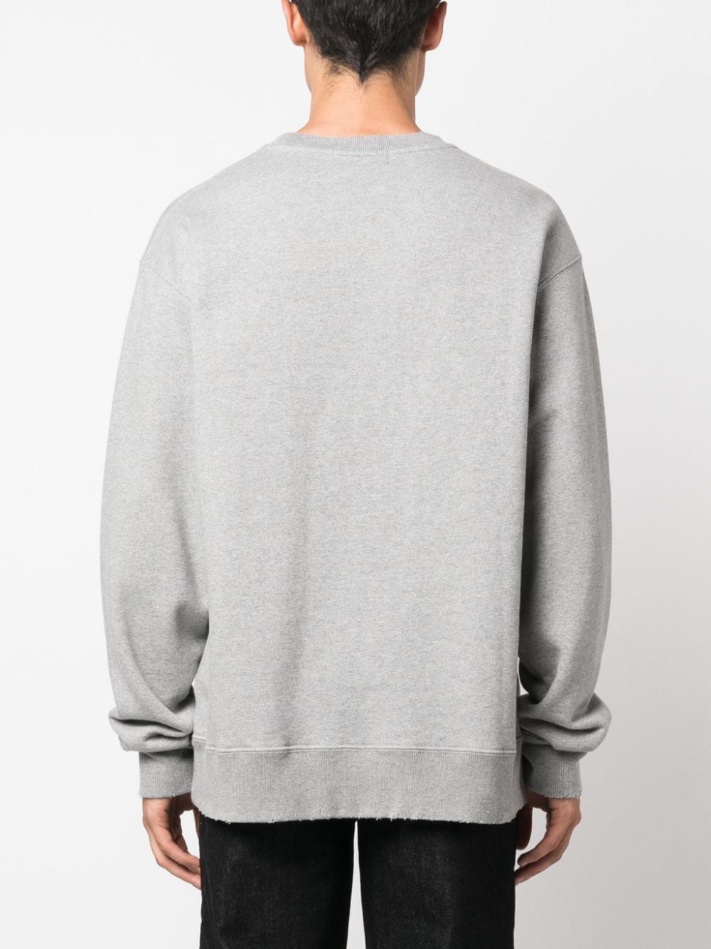 Heather Grey Academy Graphic Cotton Sweatshirt