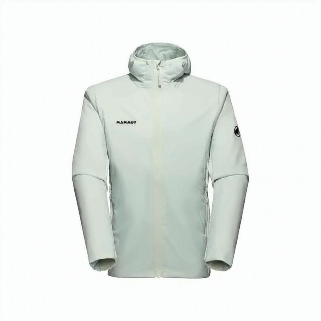 High-Collar Padded Jacket with Zipper Closure