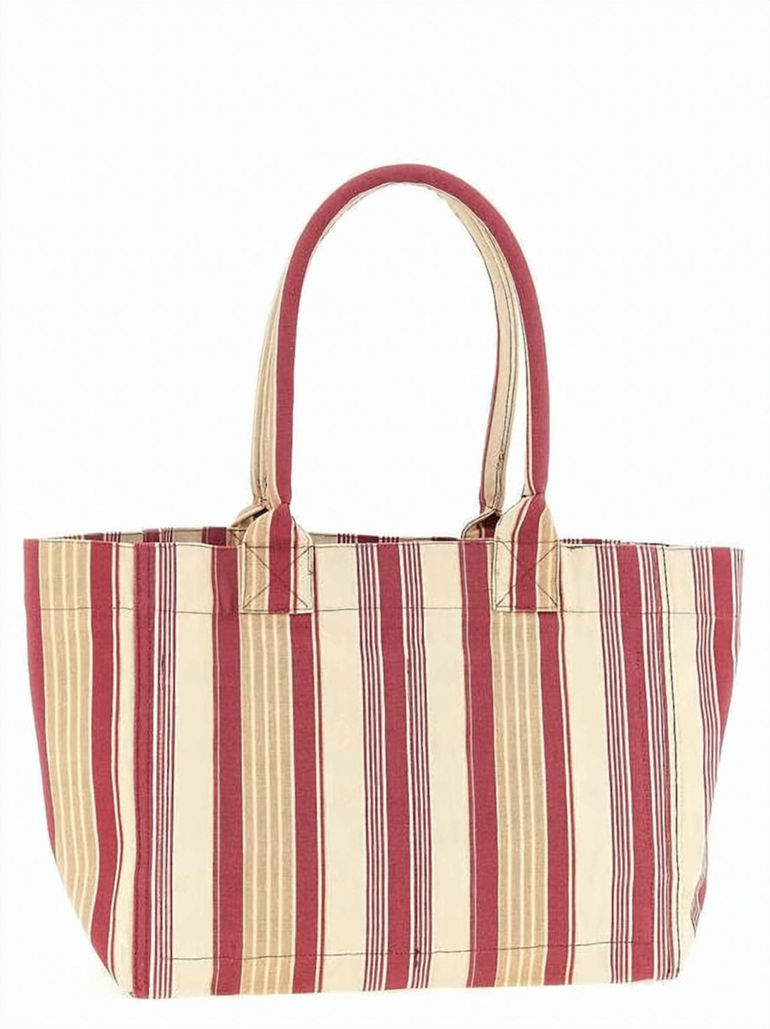 Medium-sized Shoulder Bag with Striped Design