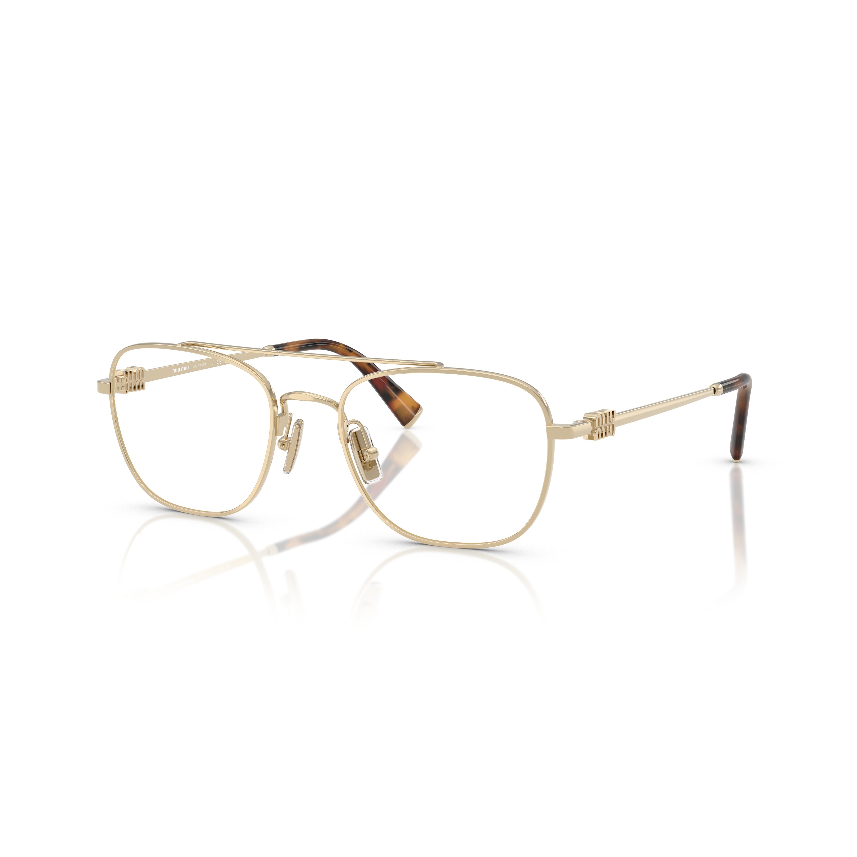 0mu 51wv Rectangular Metal Sunglasses