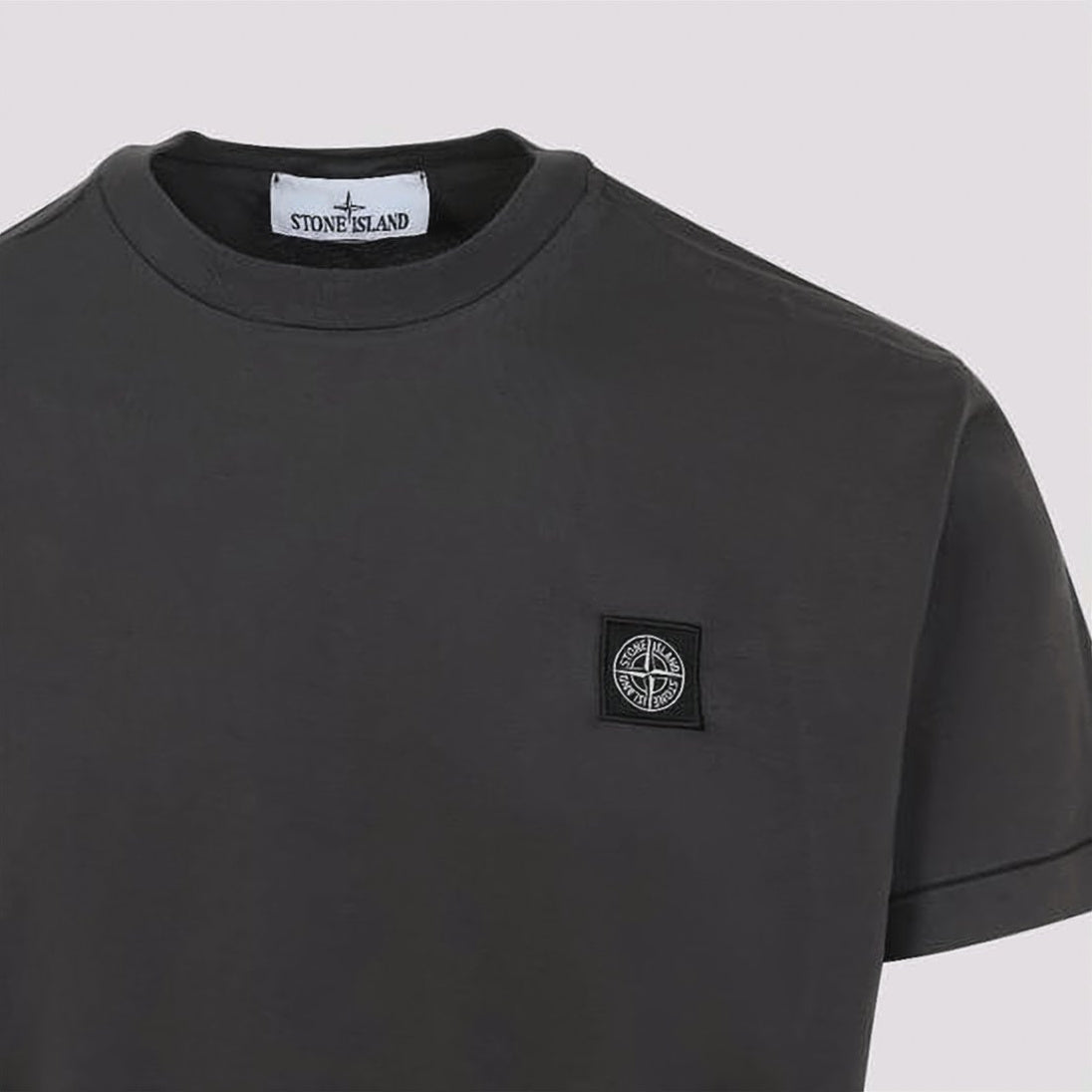 Slim-Fit Cotton Jersey T-Shirt with Logo Patch