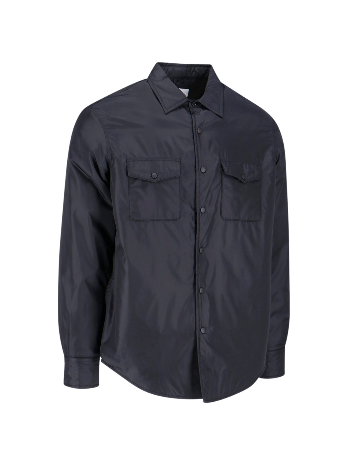 Nylon Shirt Jacket – Black
