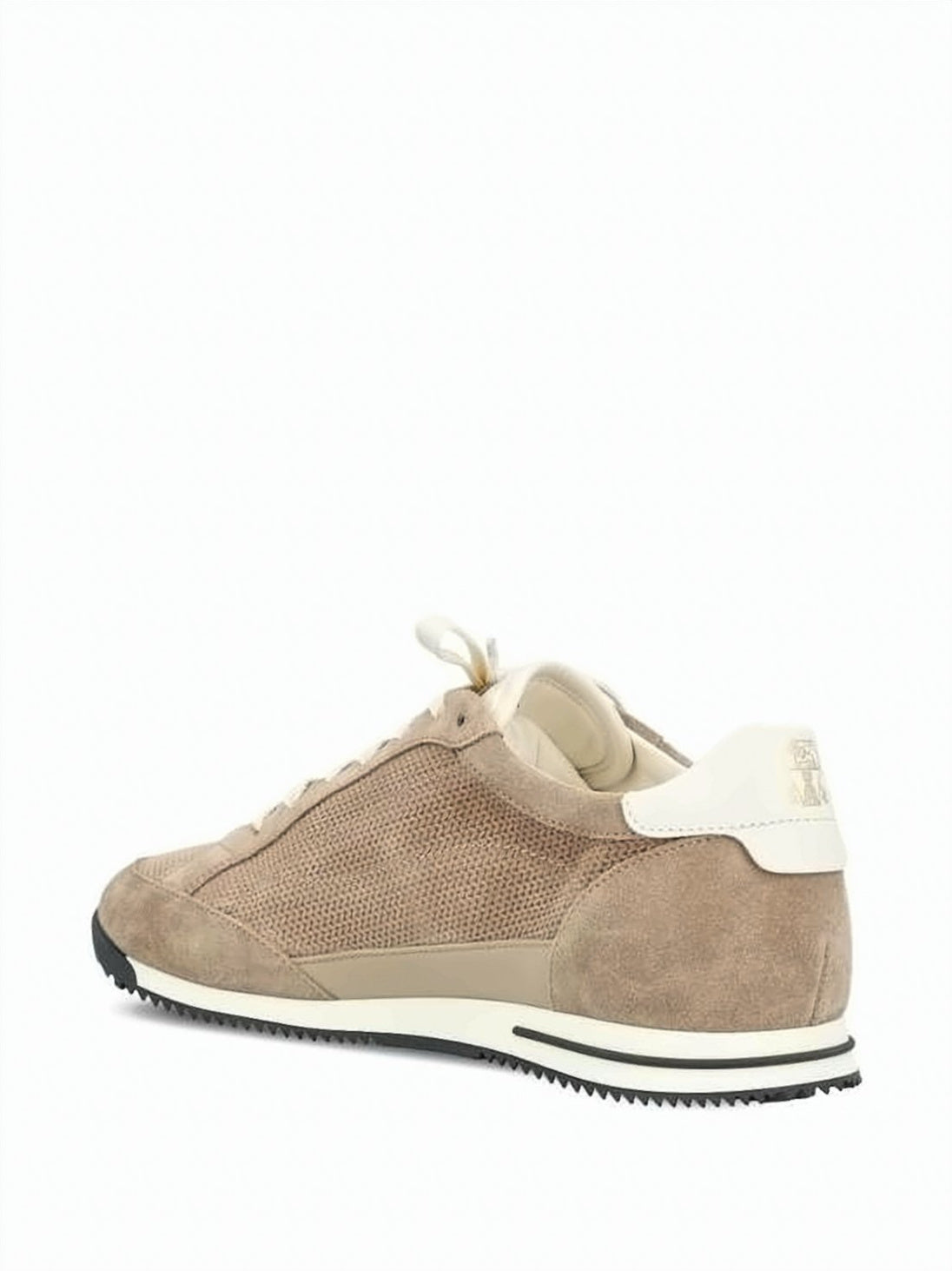 Low-Profile Suede and Calfskin Sneakers