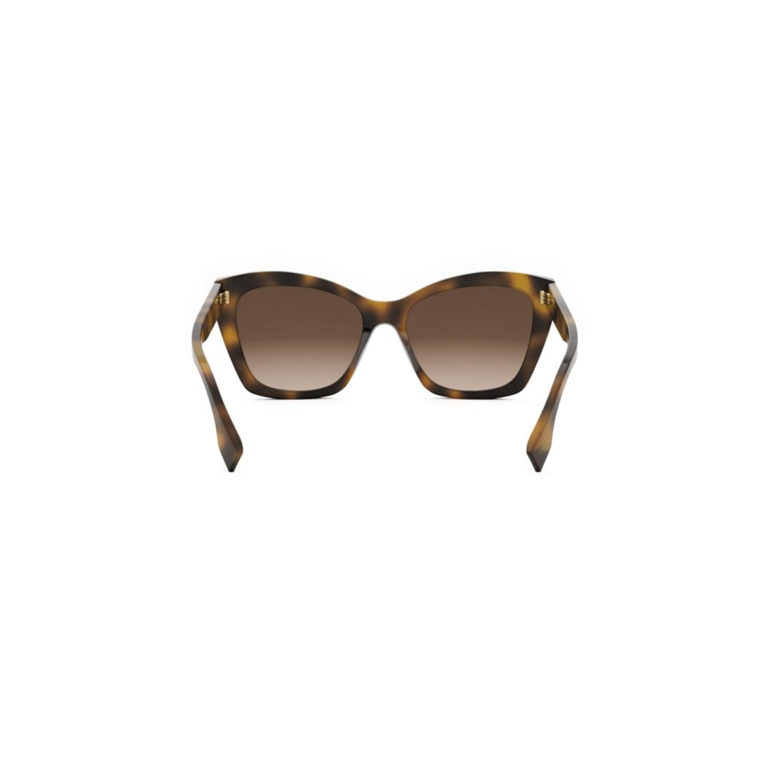 Fe40151i Oversized Square Frame Tortoiseshell Sunglasses