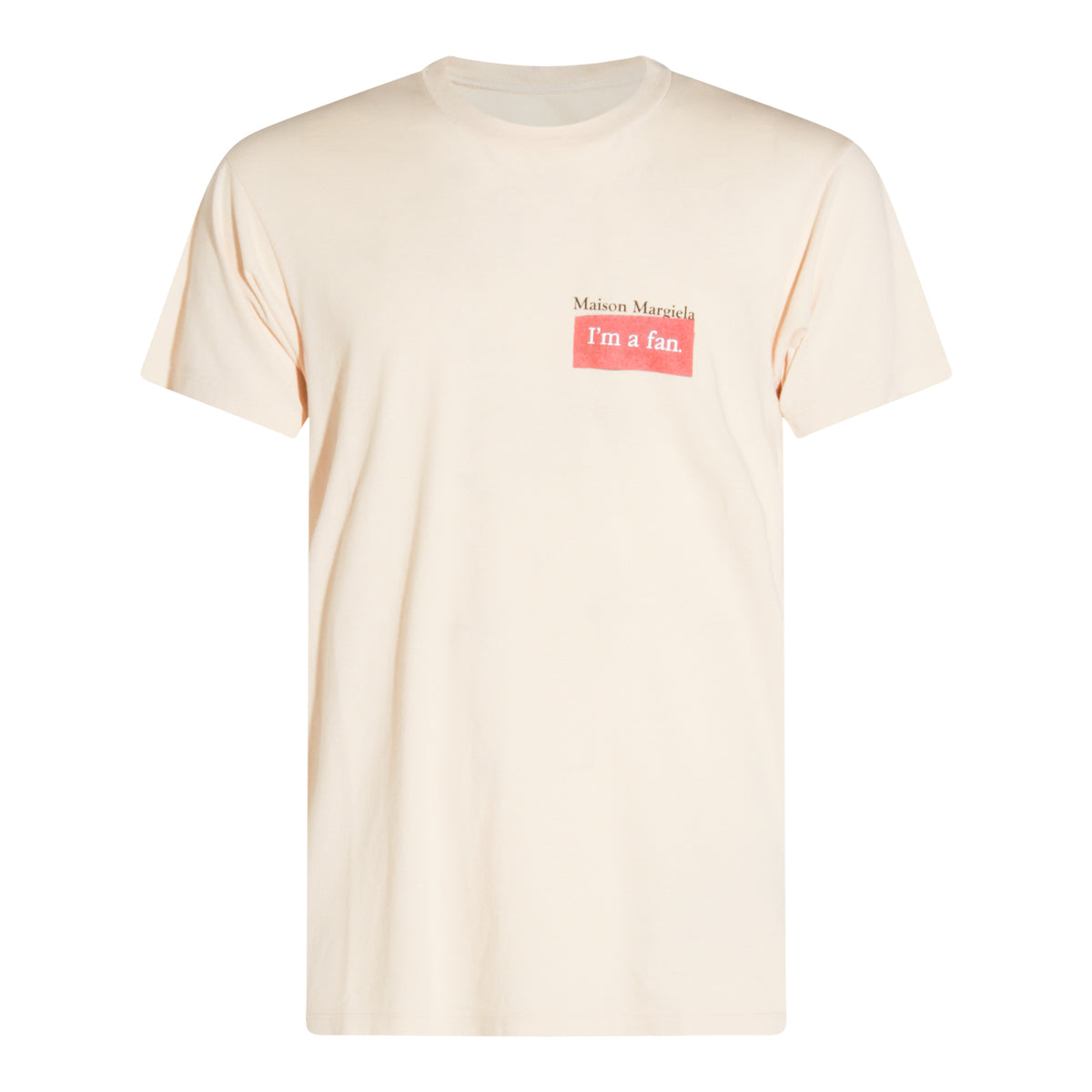 Cream Cotton T-Shirt