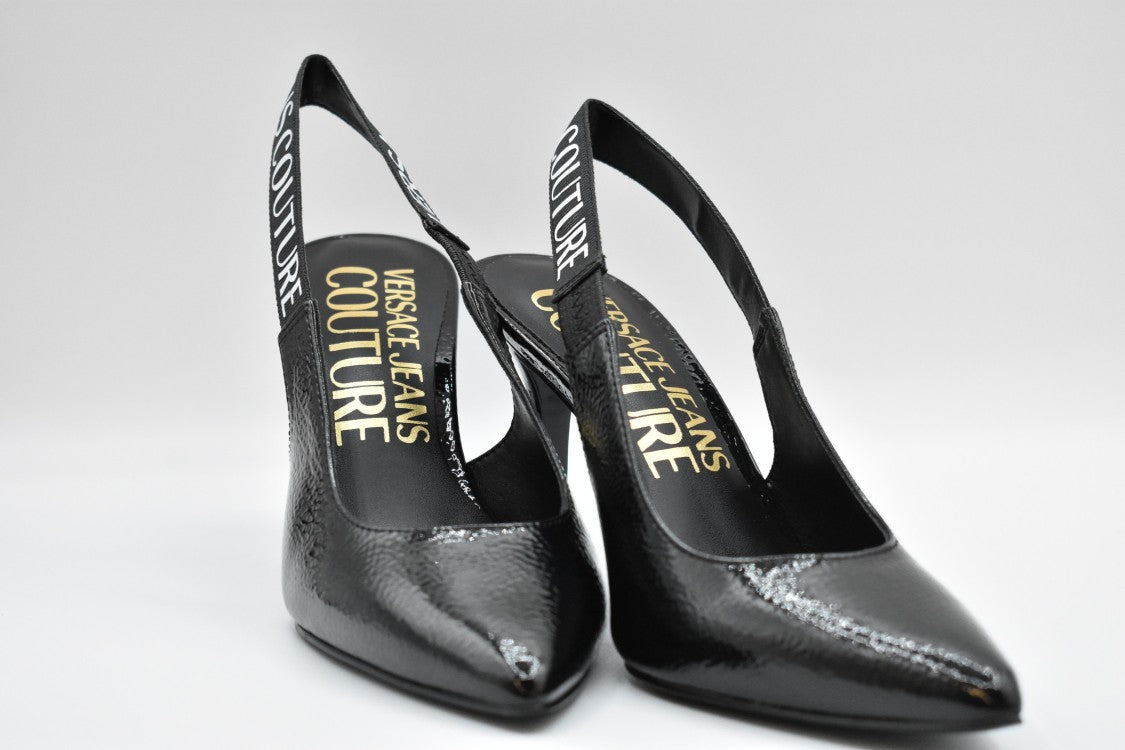Black Slingback Pumps