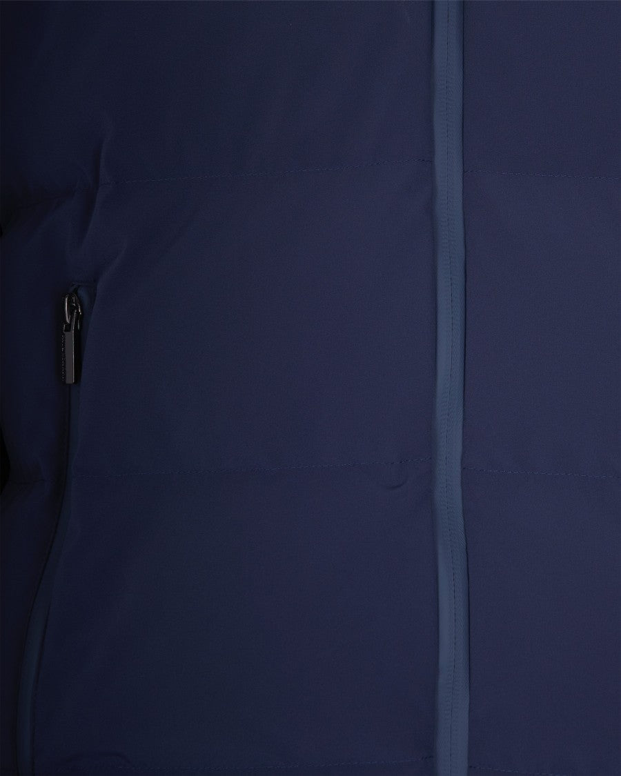 Blue Quilted Jacket