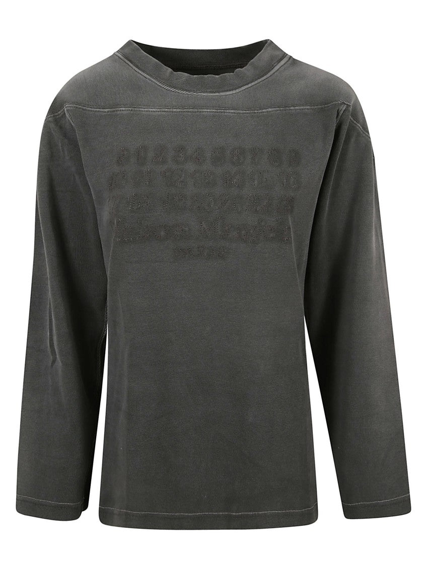 Textured Black Knit Sweater