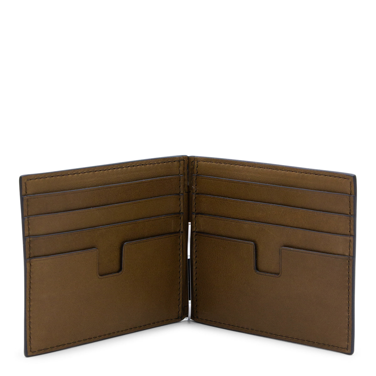 Tobacco Leather Logo Wallet