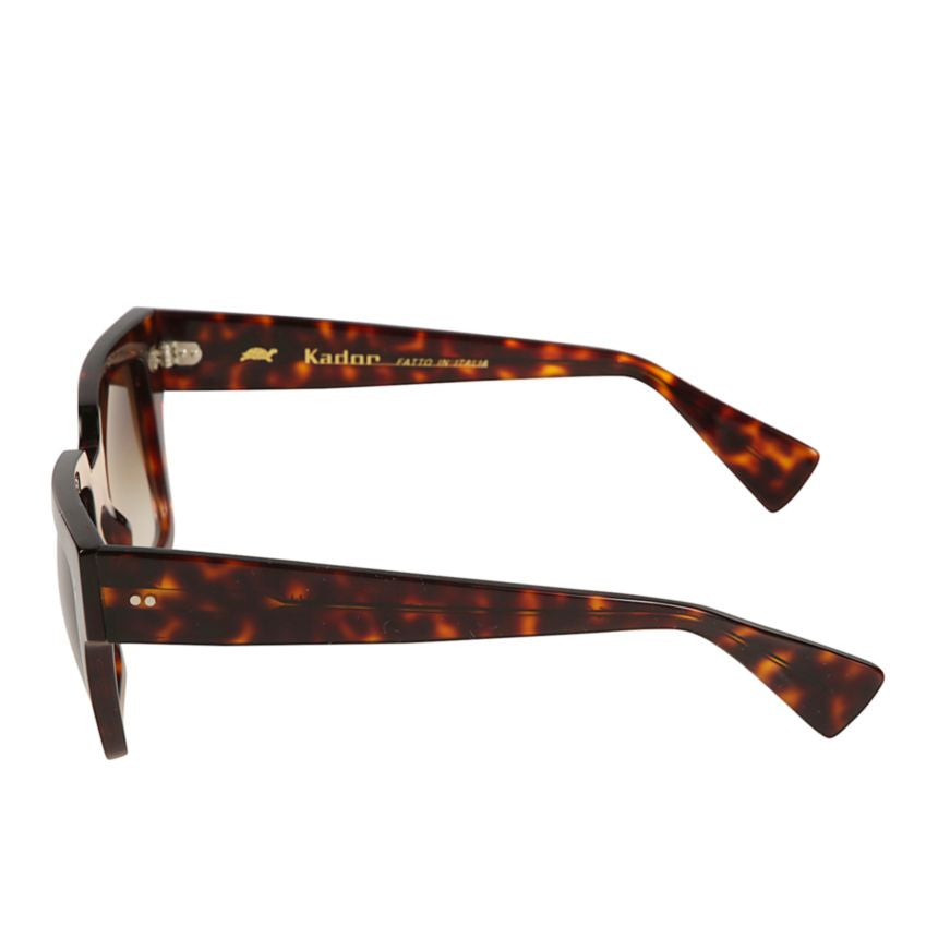 Fashion Rectangular Tortoiseshell Sunglasses with Gradient Lenses