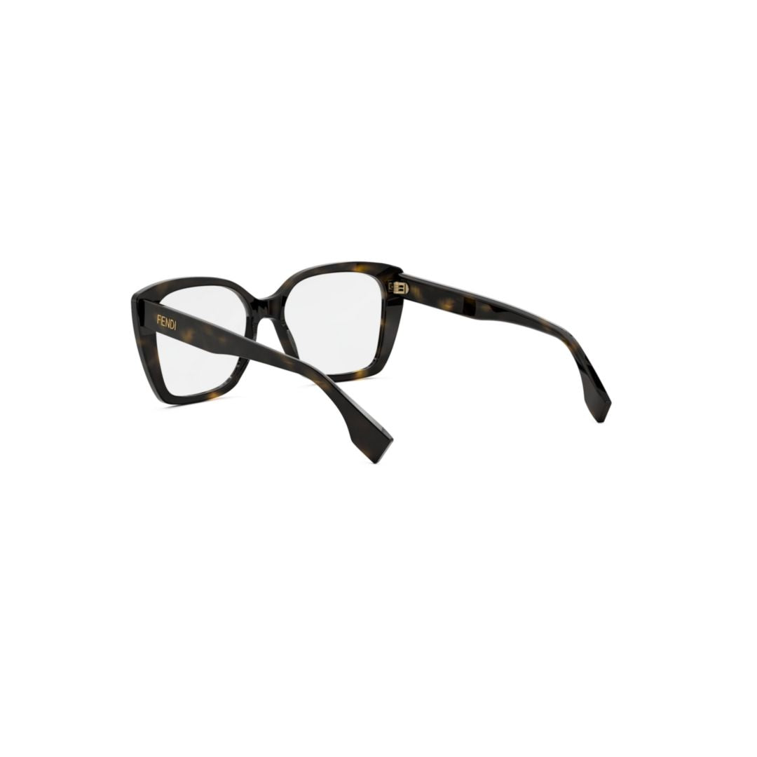 Fe50127i Oversized Square Tortoiseshell Frame Eyeglasses