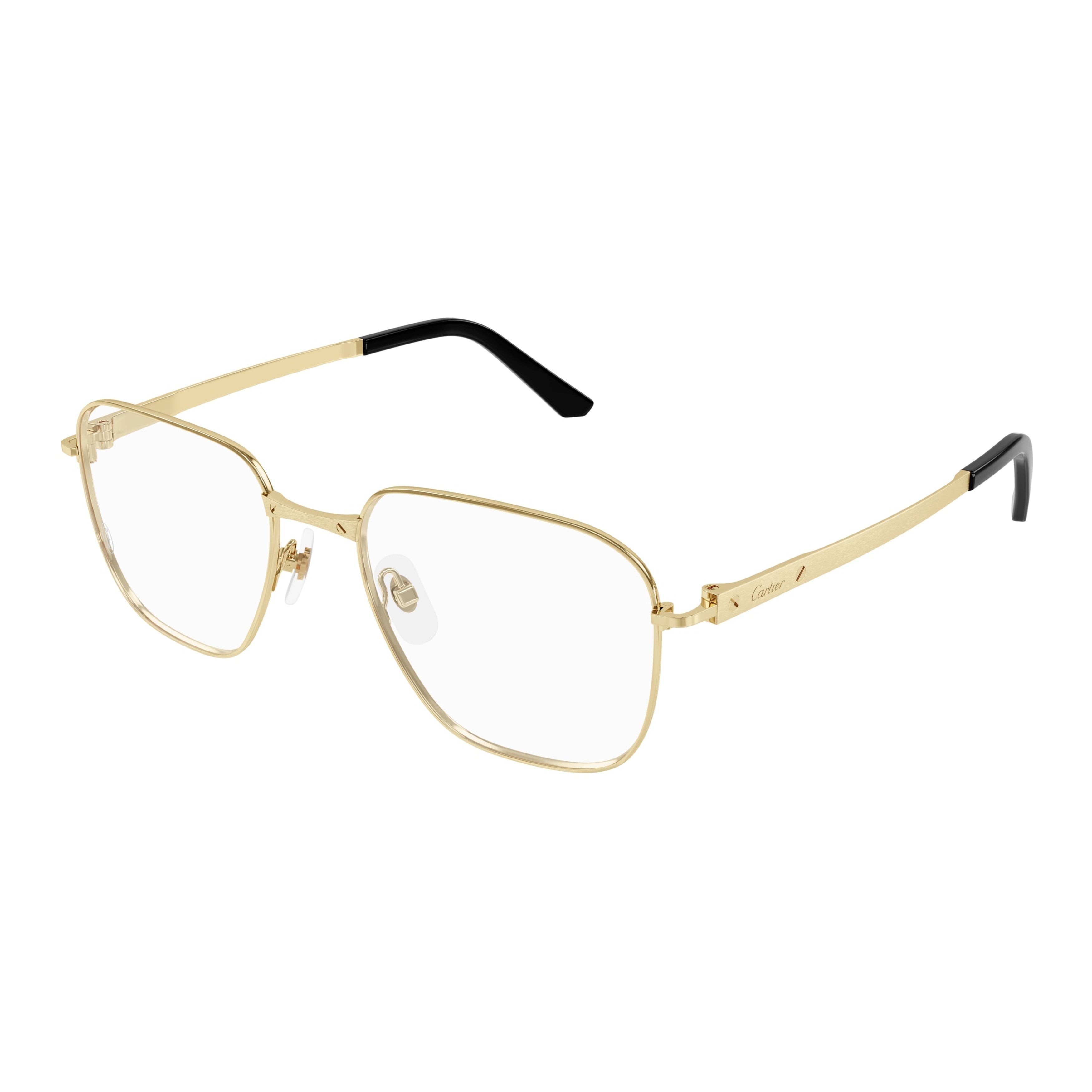 Ct0553o Square Shape Gold-Toned Titanium Eyeglasses